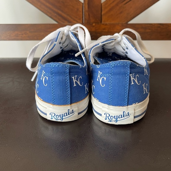 Row One Kansas City Royals KC logo sneakers lace up Men 7 Women's 8.5  Unisex - Picture 5 of 15